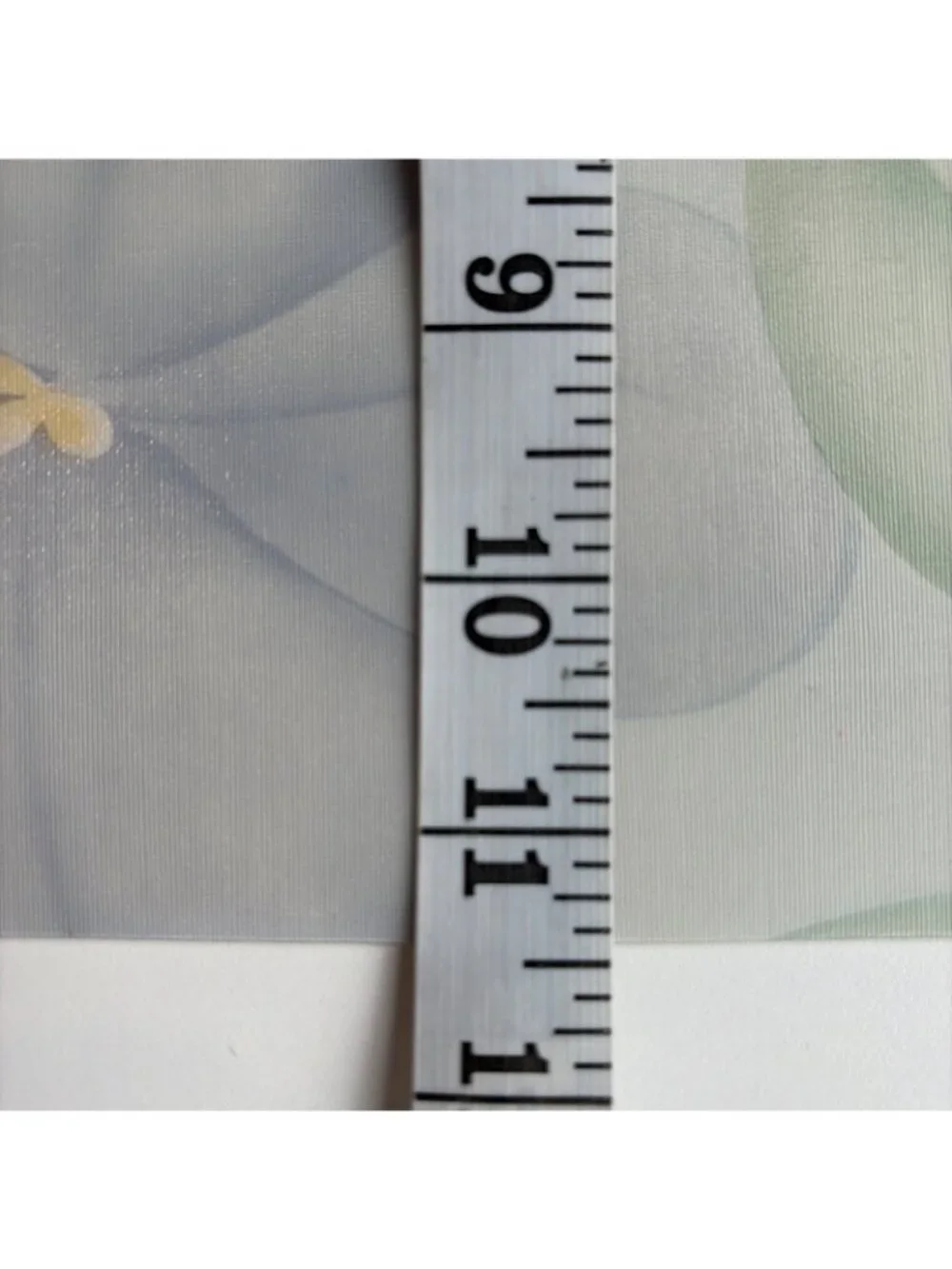 Vintage Floral Vinyl Placemats Pastel Double Sided Shiny & Matte Set of 4 80s